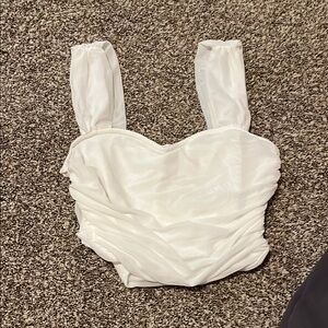 Elegant White Sleeveless Top